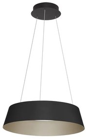 Pendul LED dimabil design modern ALBA negru 54cm