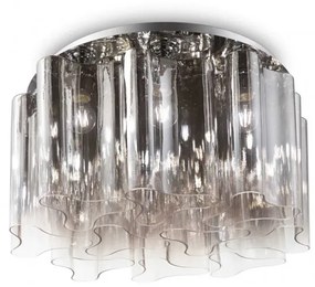 Plafoniera argintie fumurie Ideal-Lux Compo pl10- 172804