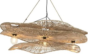 Lustră suspendată din fibre naturale, 120×29×50 cm, „Ibiza" | Country Home