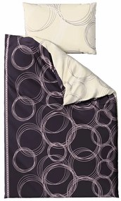 Lenjerie de pat din bumbac BUBBLES BLEND negru Dimensiune lenjerie de pat: 70 x 90 cm | 140 x 200 cm