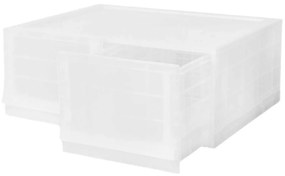 Cutie de depozitare modulară Wave twin Mist fără roți 54,6 x 43,4 x 22 cm, Larg -  2 sertare