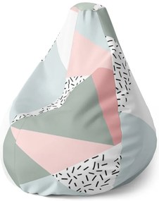 Sac de șezut Pear figuri în culori delicate, colorat