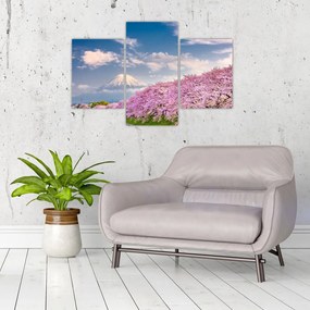 Tablou - Peisaj de primăvară japonez (90x60 cm)