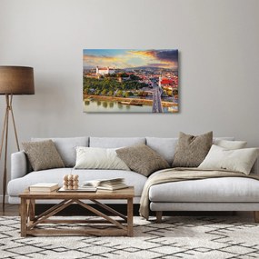 Tablou - Panorama bratislavei, Slovacia (90x60 cm)