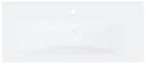 Dulap cu chiuveta incorporata, alb, PAL Alb, 90 x 38.5 x 45 cm