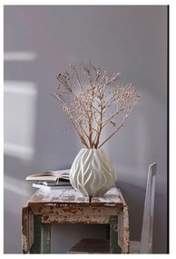 Vază din porțelan Morsø Flame, înălțime 23 cm, alb