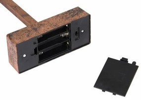 Decorațiune de Crăciun - stea de bronz pe suport, 38 cm, 20