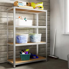 Raft cu capacitate mare HEAVY, max. 700 kg, 160x90x40 cm, argintiu Monzana