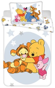 Disney Winnie de Pluș Stars Lenjerie de pat pentru copii 100×135 cm, 40×60 cm