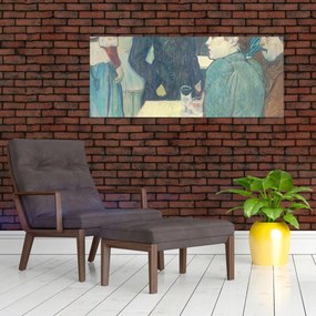 Tablou - Henri de Toulouse-Lautrec, A Corner of the Moulin de la Galette, reproducere (120x50 cm)