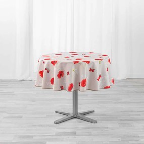 Față de masă ø 180 cm Sweet poppy – douceur d'intérieur