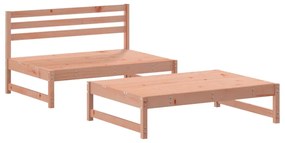 3186590 vidaXL Set mobilier relaxare grădină, 2 piese, lemn masiv Douglas