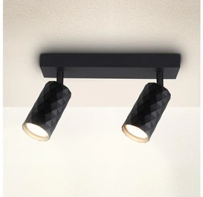 Brilagi - Spot SELE DIAMANT 2xGU10/30W/230V negru