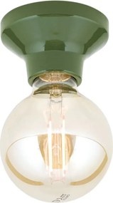 Mini Plafoniera din ceramica verde FROST