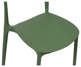 Scaun de grădină verde din plastic Biá – Bonami Essentials