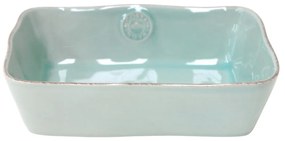 Formă de copt din gresie ceramică Costa Nova Blue, 25 x 18,6 cm, turcoaz