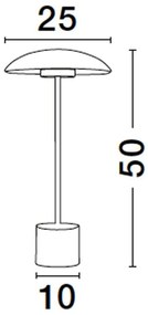 Veioza/Lampa LED design modern decorativ LASH H-50cm
