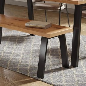 Picioare masa metal, Carpath Homs , Negru,55x70X72 cm