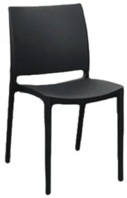 SCAUN POLI -HORECA- - NEGRU