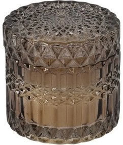 Lumânare parfumată în recipient de sticlă Monique, bej, 9 x 8,5 cm