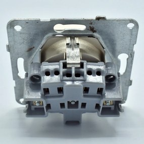 Priza simpla cu impamantare si protectie copii, 16A, IP20, Bronz, Panasonic Arkedia Slim \ Karre Plus