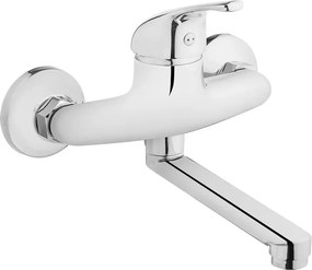 Baterie lavoar Invena Perea pipa 150 mm crom lucios