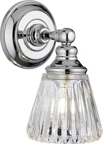 Quintiesse QN-KEYNES1-BATH-LED Lampă de perete pentru baie KEYNES, soclu 1xG9, 3W, 230V, IP44, crom lucios
