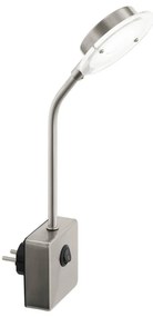 Corp de iluminat LED pentru priză Eglo 54649 LED/4,5W/230V 3000K crom mat