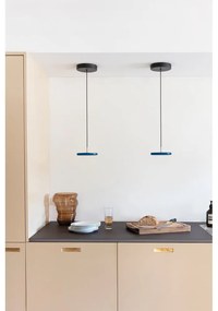 Lustră în culoarea petrolului LED cu abajur din metal ø 15 cm Asteria Micro – UMAGE