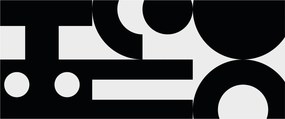 Tablou - Abstracție geometrică N⁰3 (120x50 cm)