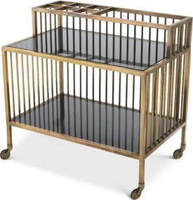 Gheridon, Masuta cu roti design LUX Rutherford