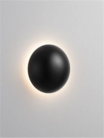 Aplica de perete LED design modern ambiental Iona negru
