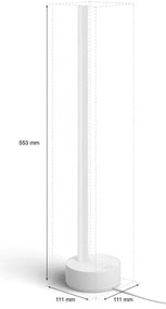 Philips Hue LED RGB lampă de birou dimabilă 12W 230V 2000-6500K albă