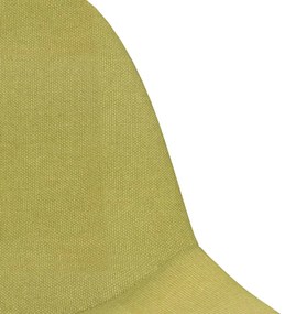 Scaun de bucatarie, verde, material textil 1, Verde