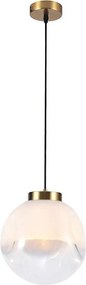 Lustră suspendată pe cablu VANA 1xE27/40W/230V alb/auriu