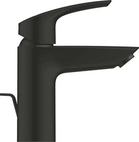 Baterie lavoar monocomanda negru mat Grohe Eurosmart New S