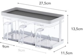 Recipiente 3 buc. pentru alimente Tower – YAMAZAKI