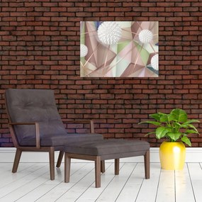 Tablou - 3D abstract culori pastel (70x50 cm)