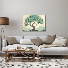 Tablou – Mozaic elegant cu arbore (70x50 cm)