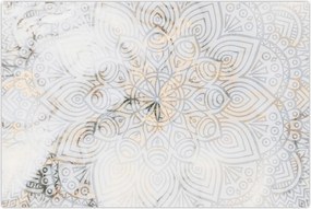 Tablou - Mandale albe (90x60 cm)