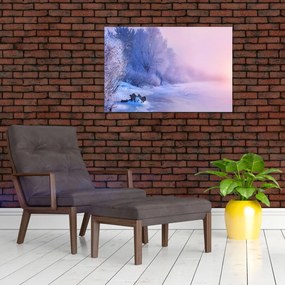 Tablou - Râu înghețat (90x60 cm)