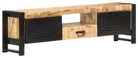 vidaXL Comodă TV, 140 x 30 x 40 cm, lemn mango nefinisat