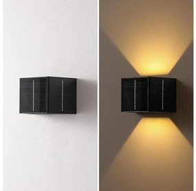 Aplică LED solară Brilagi SOLAR CUBE LED/2W/3,2V 1300 mAh IP54