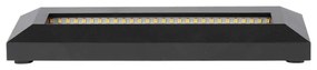 Corp de iluminat LED de exterior pentru scări LED/3W/230V IP65 3000K negru