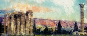 Tablou - Acropole, Atena, Grecia (120x50 cm)