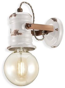 Aplica de perete design retro realizata manual din ceramica URBAN