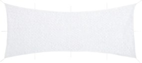vidaXL Plasă de camuflaj cu geantă de depozitare, alb, 844x429 cm