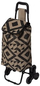 Carucior cumparaturi Inco, textil, cadru metalic, 41 x 32 x H 93 cm, 2 kg, 30 l