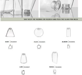 Sistem circular magnetic-decorativ DION D-60cm, negru NVL-9028921