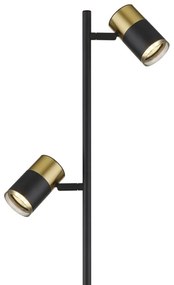 Lampadar cu 2 Spoturi directionabile BRISBON negru/cupru